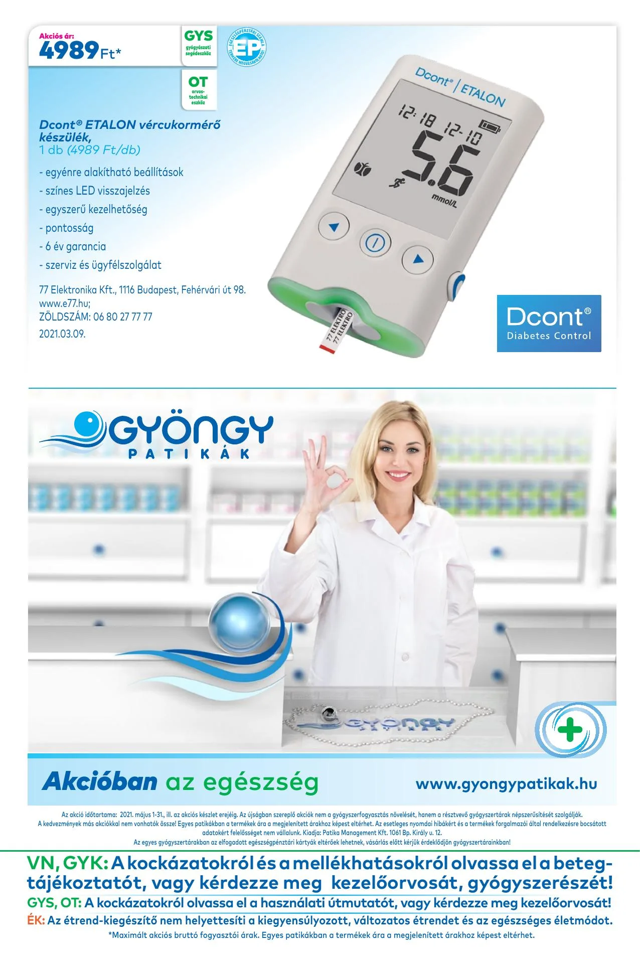 Gyongy akciós újság Patika 05.01–05.31 – 11. oldal