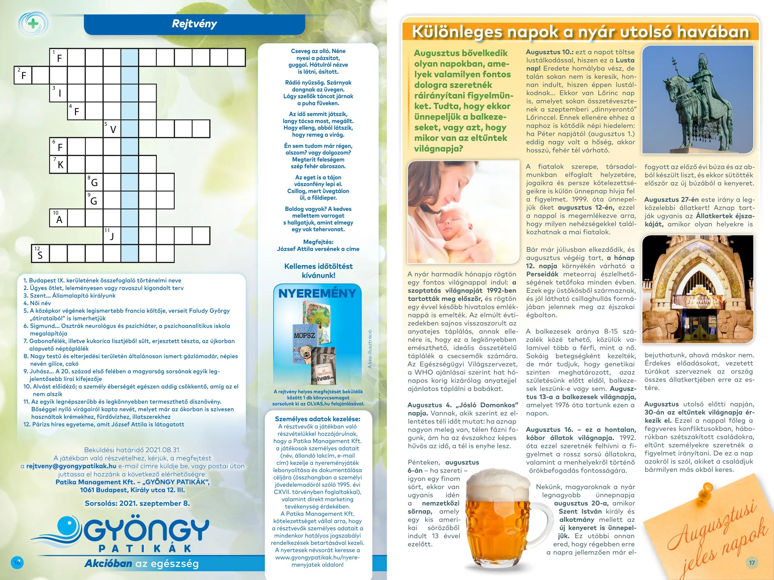 Gyongy akciós újság Patika 08.01–08.31 – 9. oldal