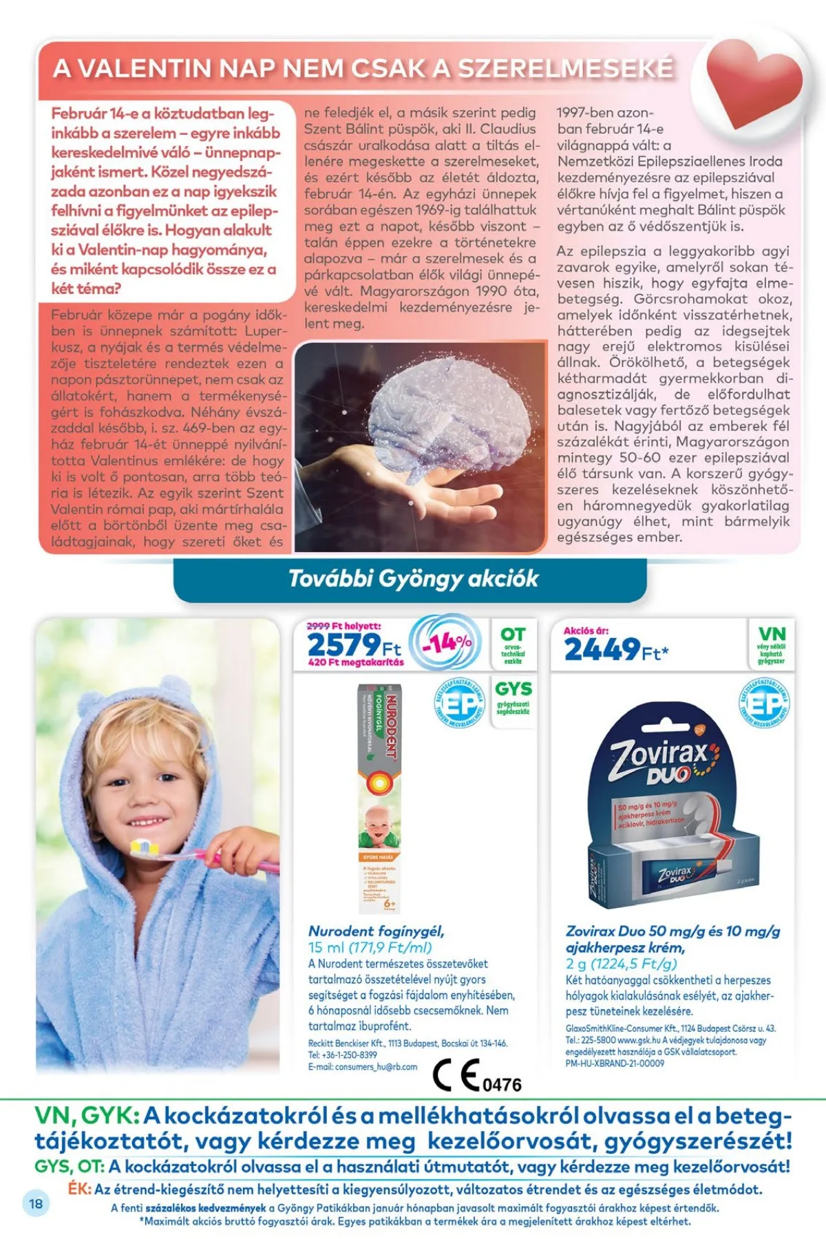 Gyongy akciós újság Patika 02.01–02.28 – 18. oldal