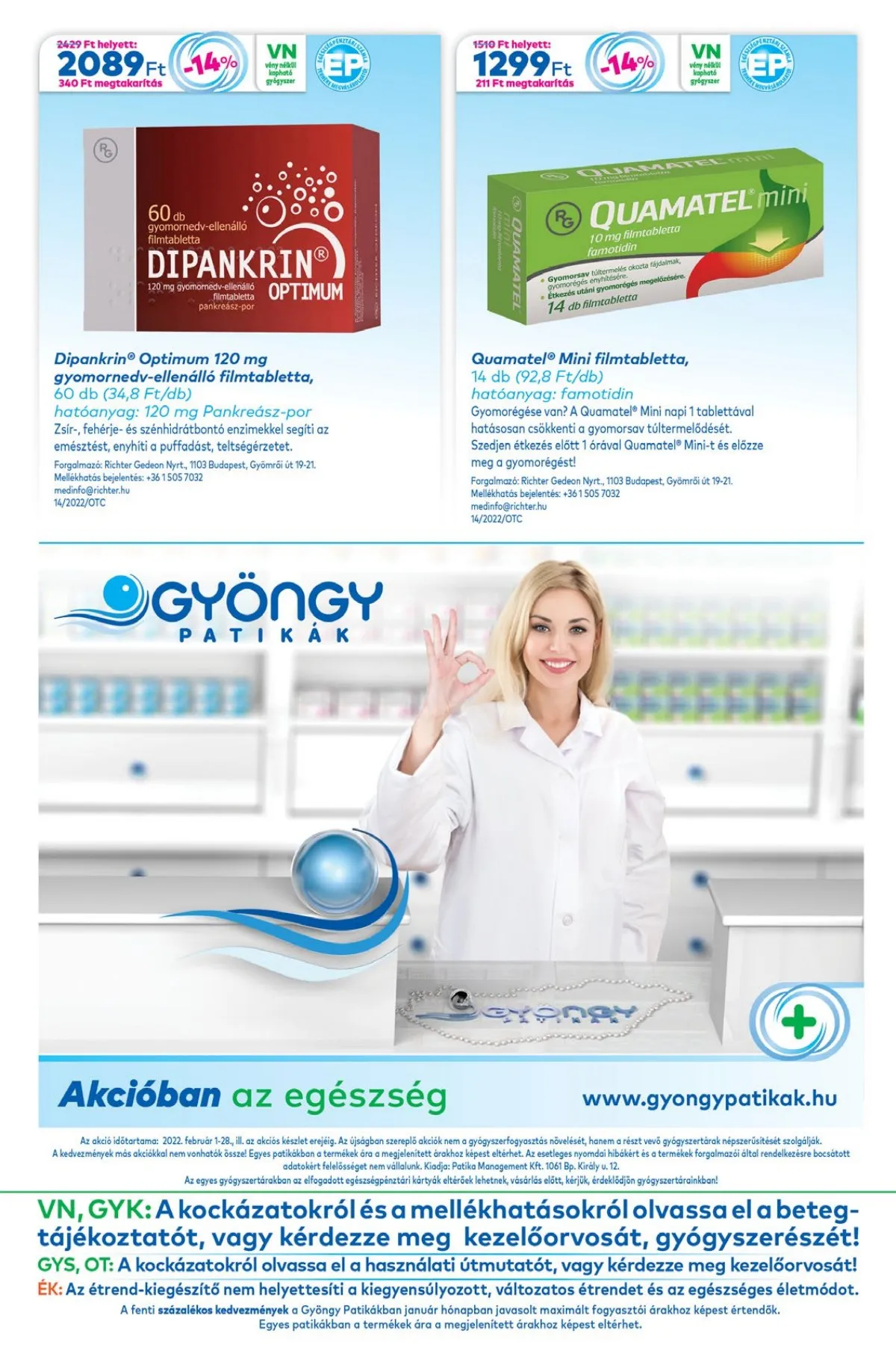 Gyongy akciós újság Patika 02.01–02.28 – 20. oldal
