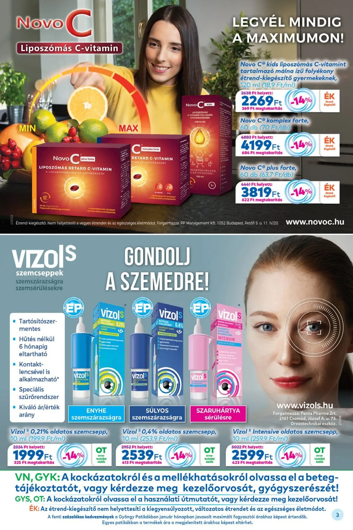Gyongy akciós újság Patika 02.01–02.28 – 3. oldal