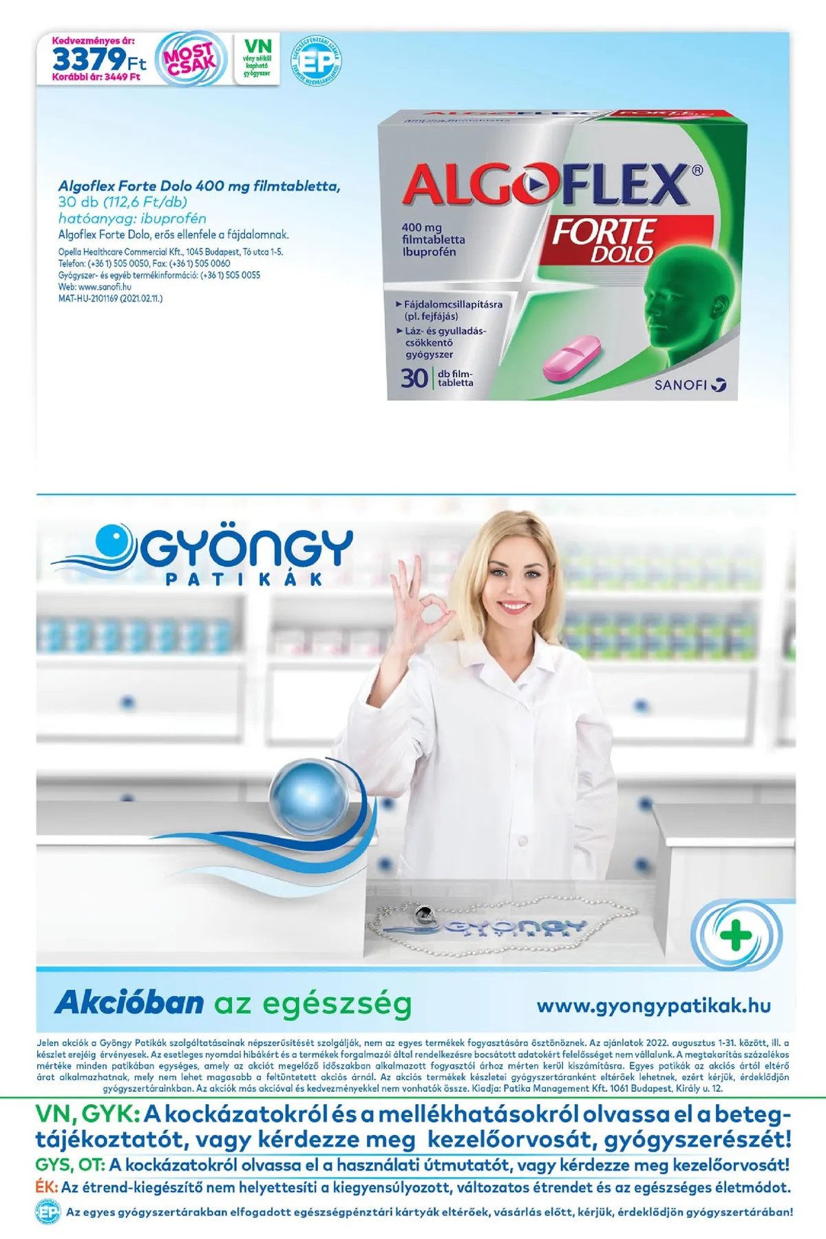 Gyongy akciós újság Patika 08.01–08.31 – 20. oldal