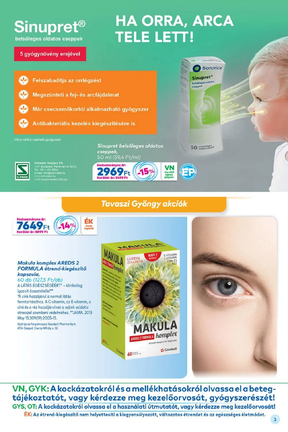 Gyongy akciós újság Patika 03.01–03.31 – 3. oldal