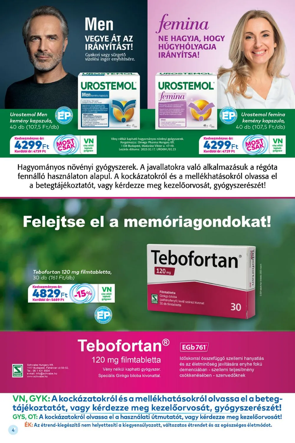 Gyongy akciós újság Patika 05.01–05.31 – 4. oldal