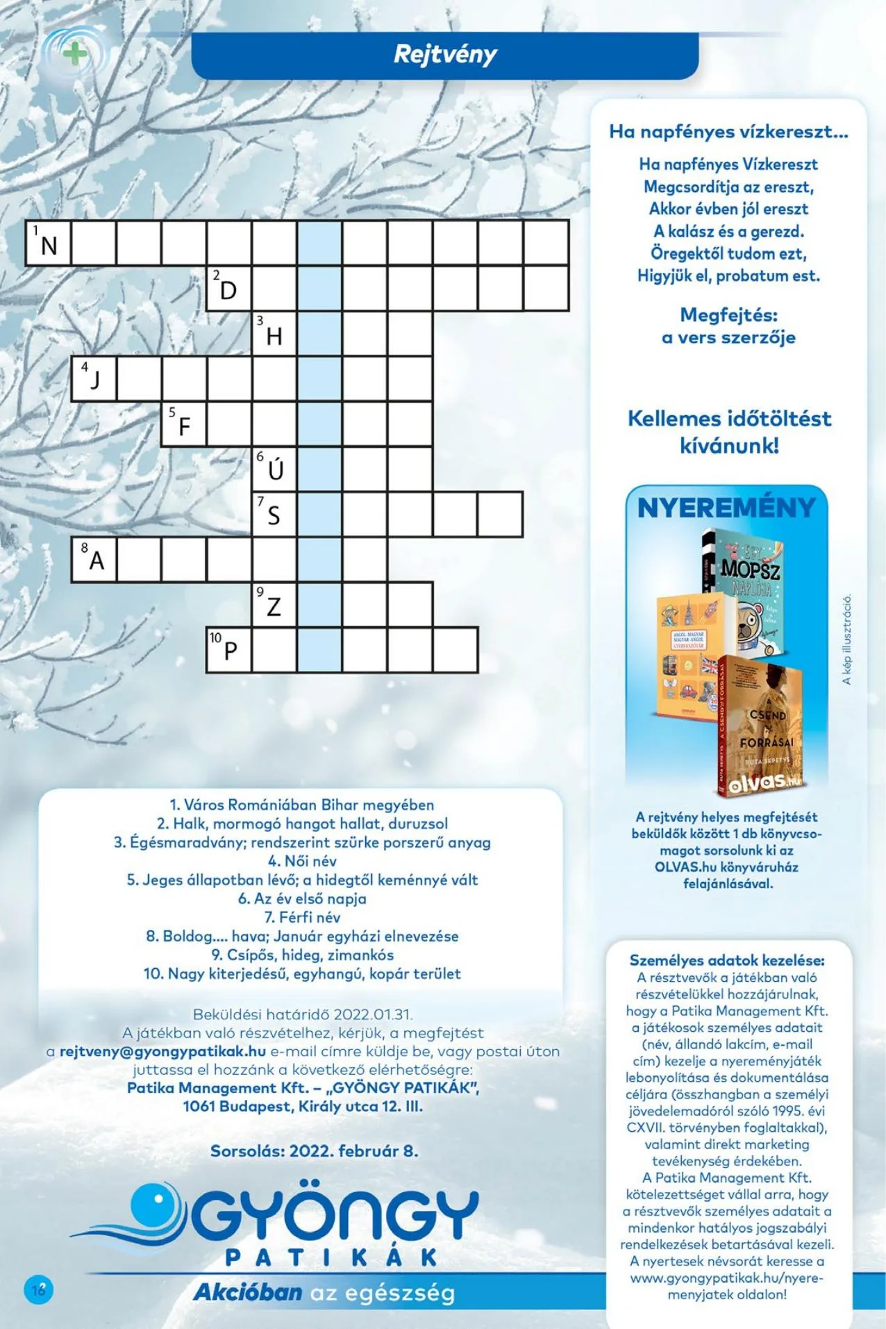 Gyongy akciós újság Patikak 01.01–01.31 – 16. oldal