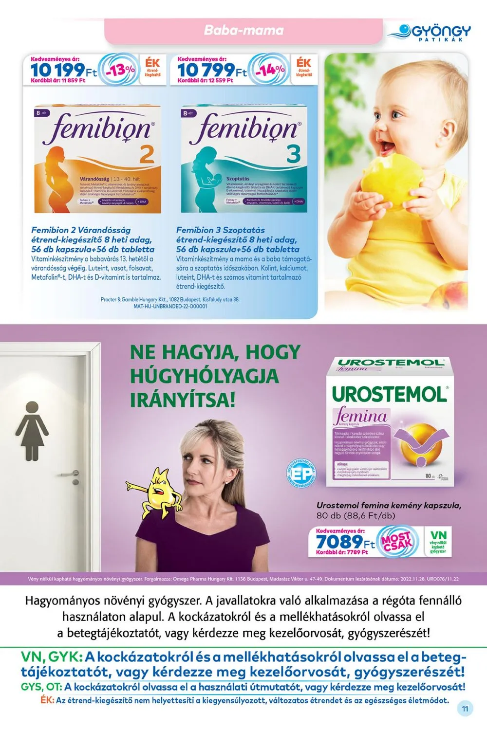 Gyongy akciós újság Patikak 02.01–02.28 – 11. oldal