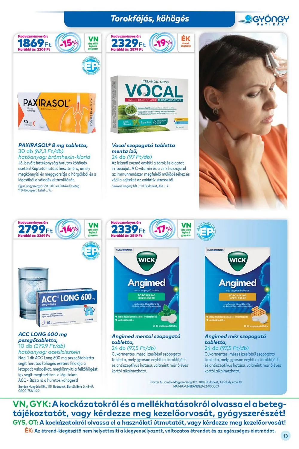 Gyongy akciós újság Patikak 02.01–02.28 – 13. oldal