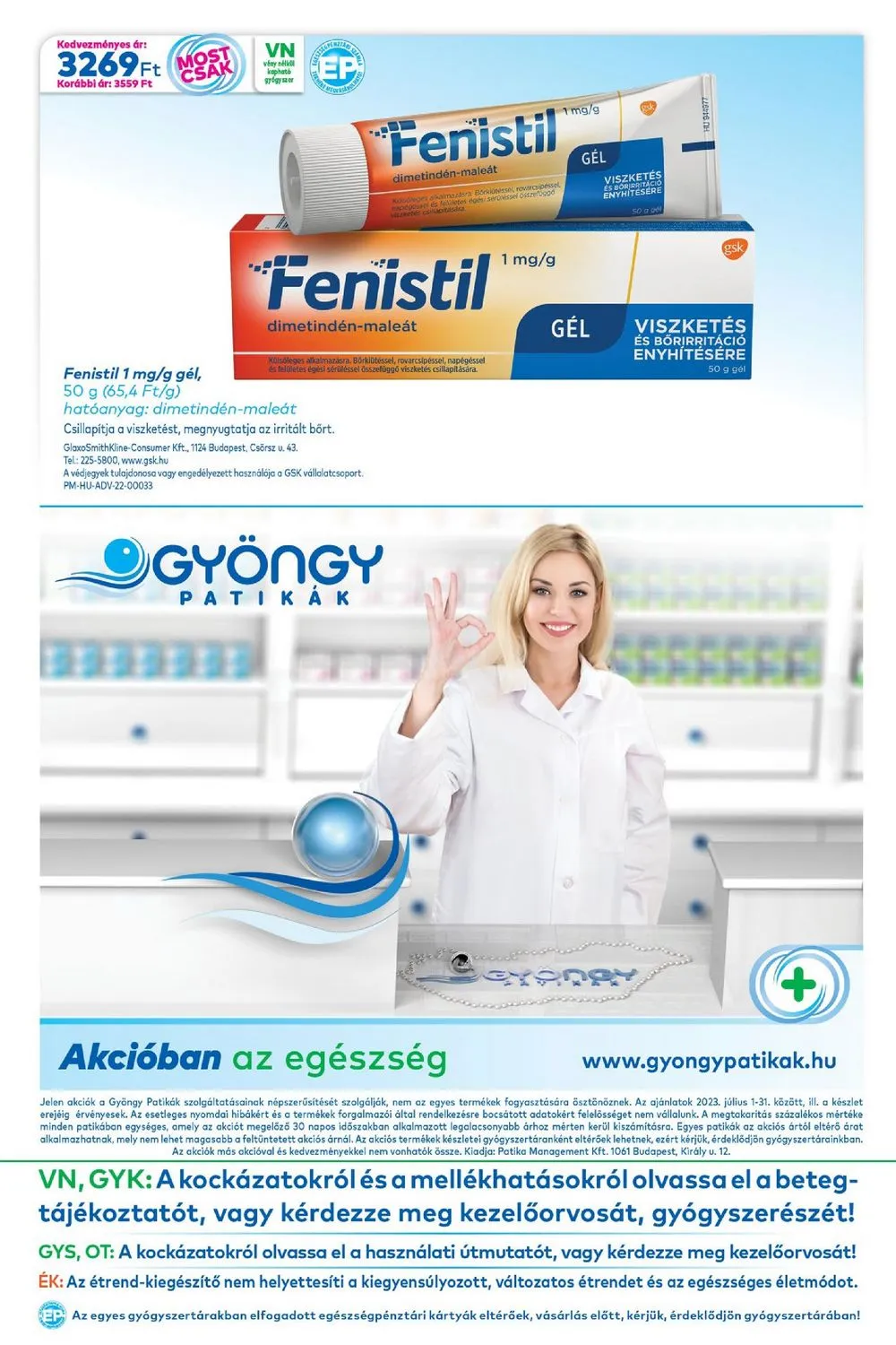 Gyongy akciós újság Patikak 07.01–07.31 – 20. oldal
