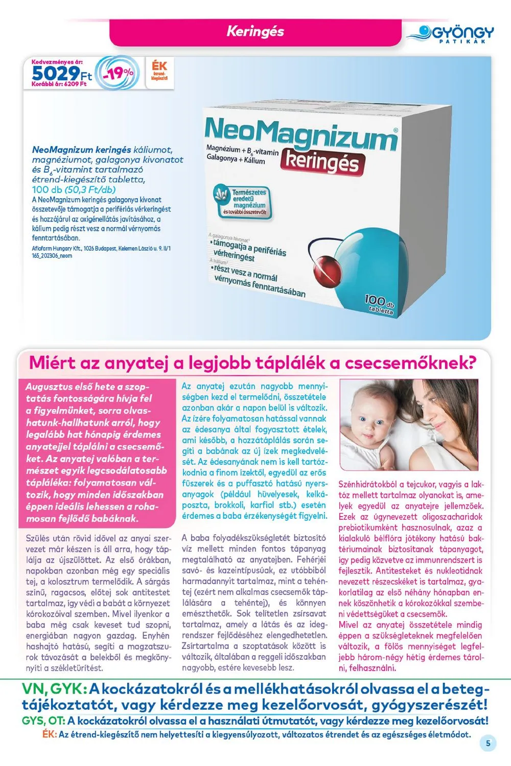 Gyongy akciós újság Patikak 08.01–08.31 – 5. oldal