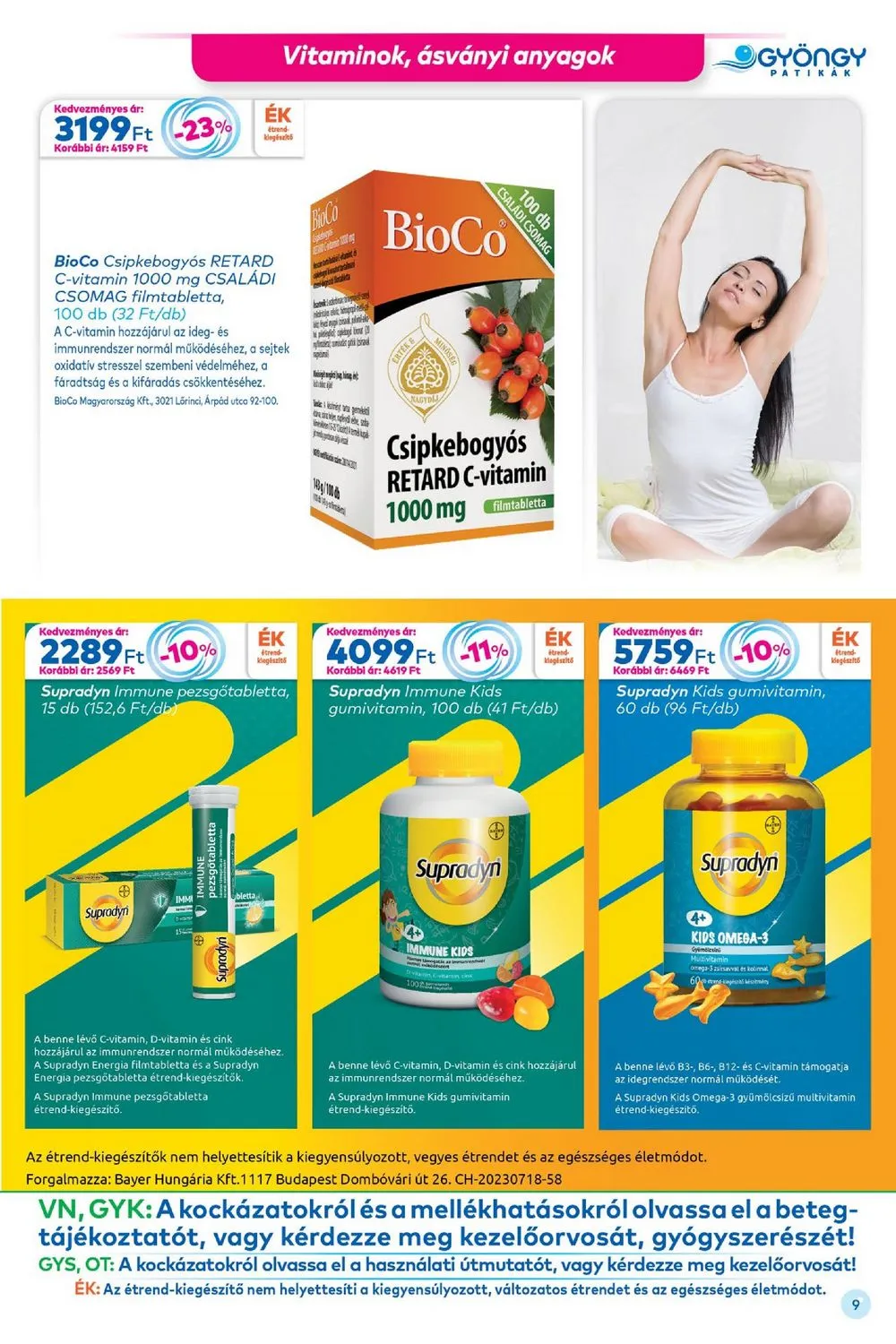 Gyongy akciós újság Patikak 09.01–09.30 – 9. oldal