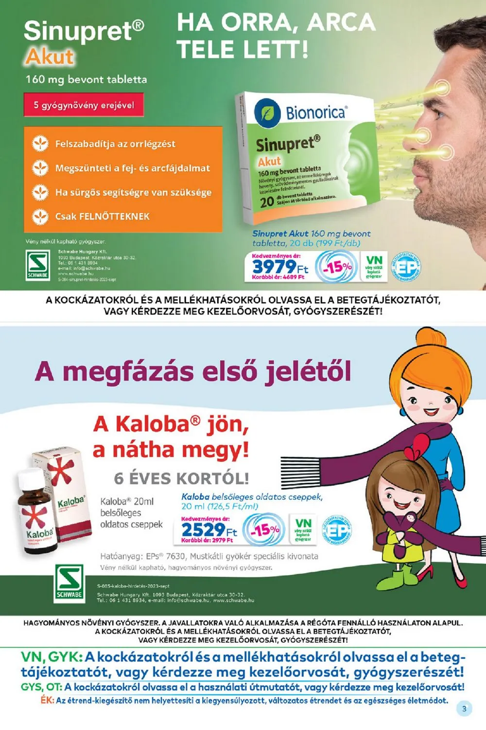 Gyongy akciós újság Patikak 11.01–11.30 – 3. oldal