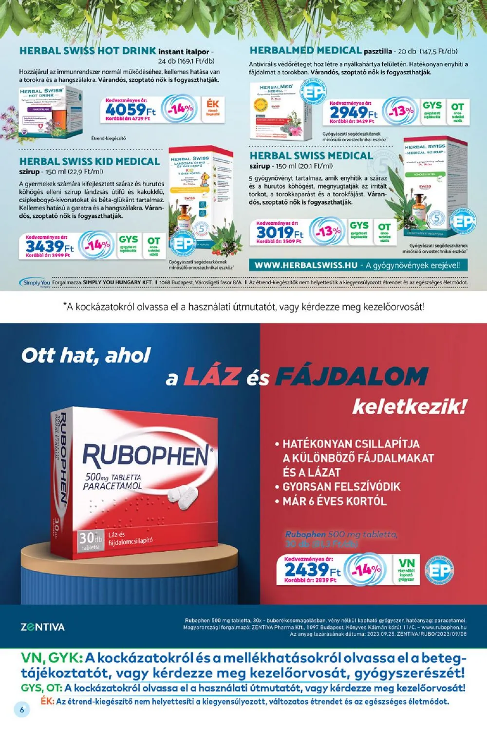 Gyongy akciós újság Patikak 11.01–11.30 – 6. oldal