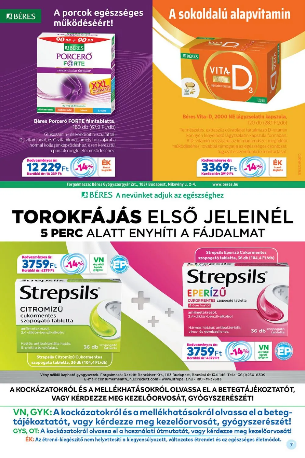 Gyongy akciós újság Patikak 11.01–11.30 – 7. oldal