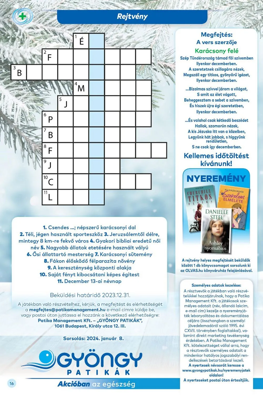 Gyongy akciós újság Patikak 12.01–12.31 – 16. oldal