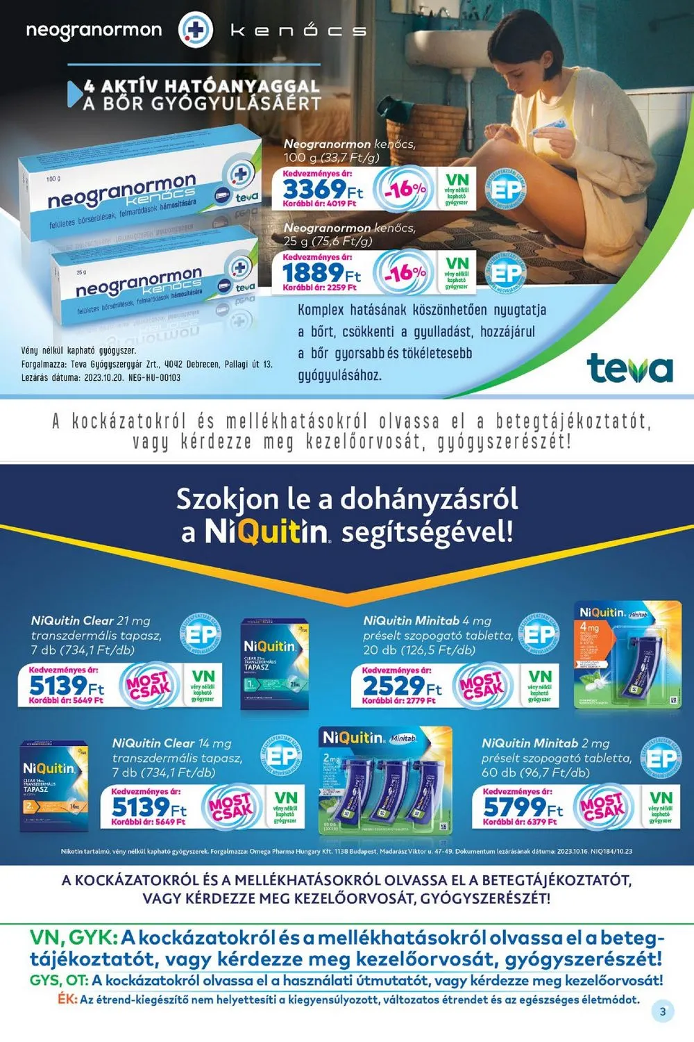 Gyongy akciós újság Patikak 12.01–12.31 – 3. oldal