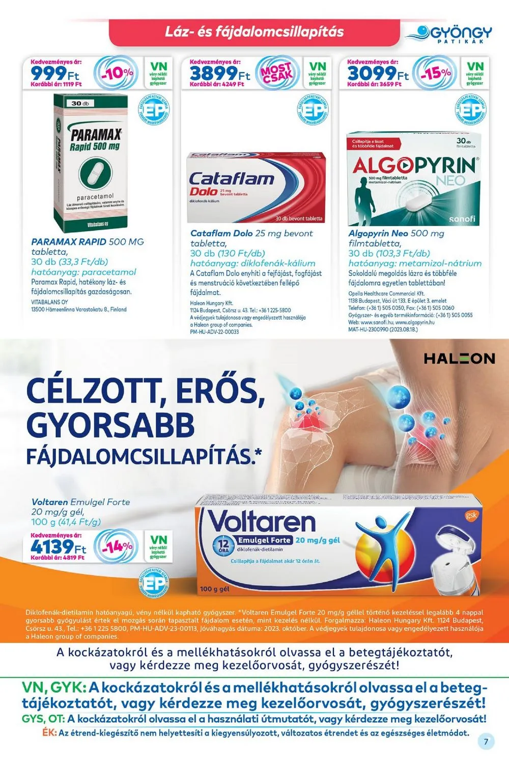 Gyongy akciós újság Patikak 12.01–12.31 – 7. oldal