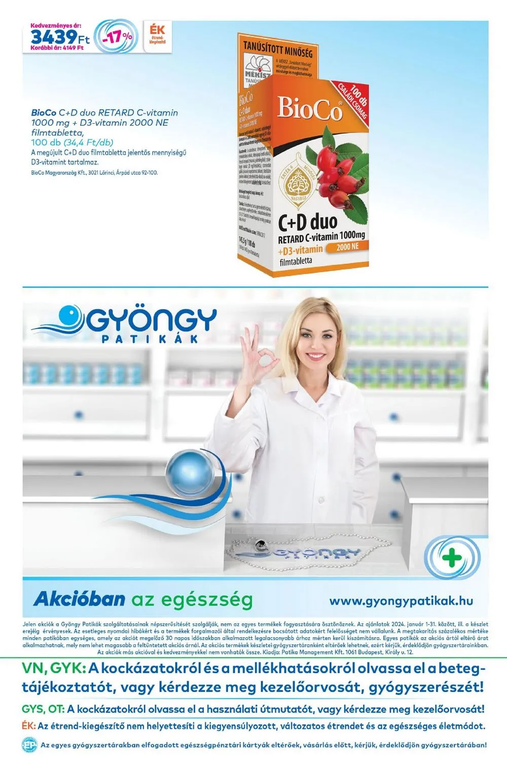 Gyongy akciós újság Patikak 01.01–01.31 – 20. oldal