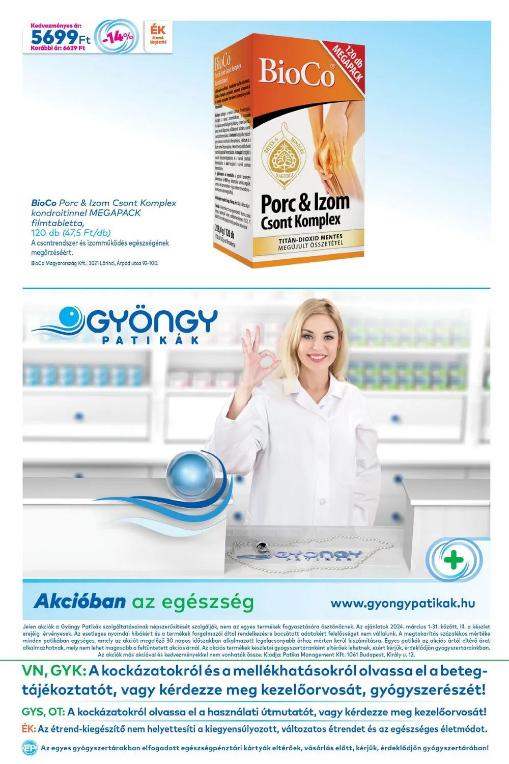 Gyongy akciós újság Patikak 03.01–03.31 – 20. oldal
