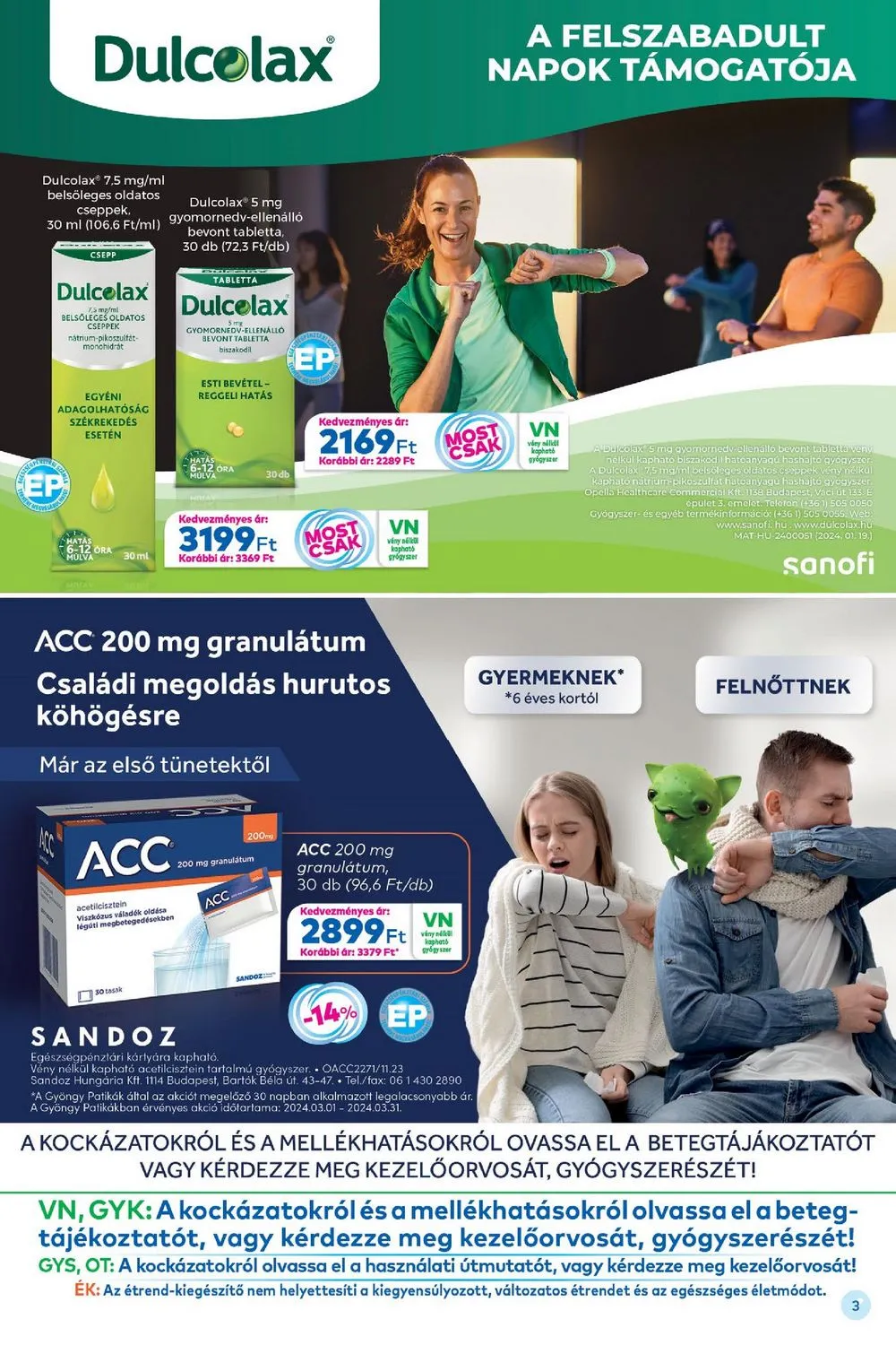 Gyongy akciós újság Patikak 03.01–03.31 – 3. oldal