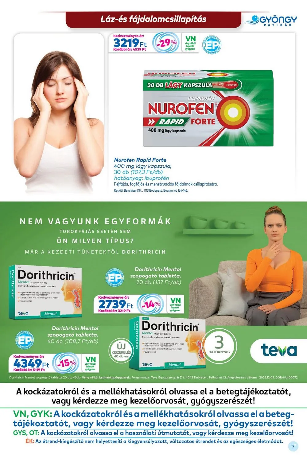 Gyongy akciós újság Patikak 03.01–03.31 – 7. oldal