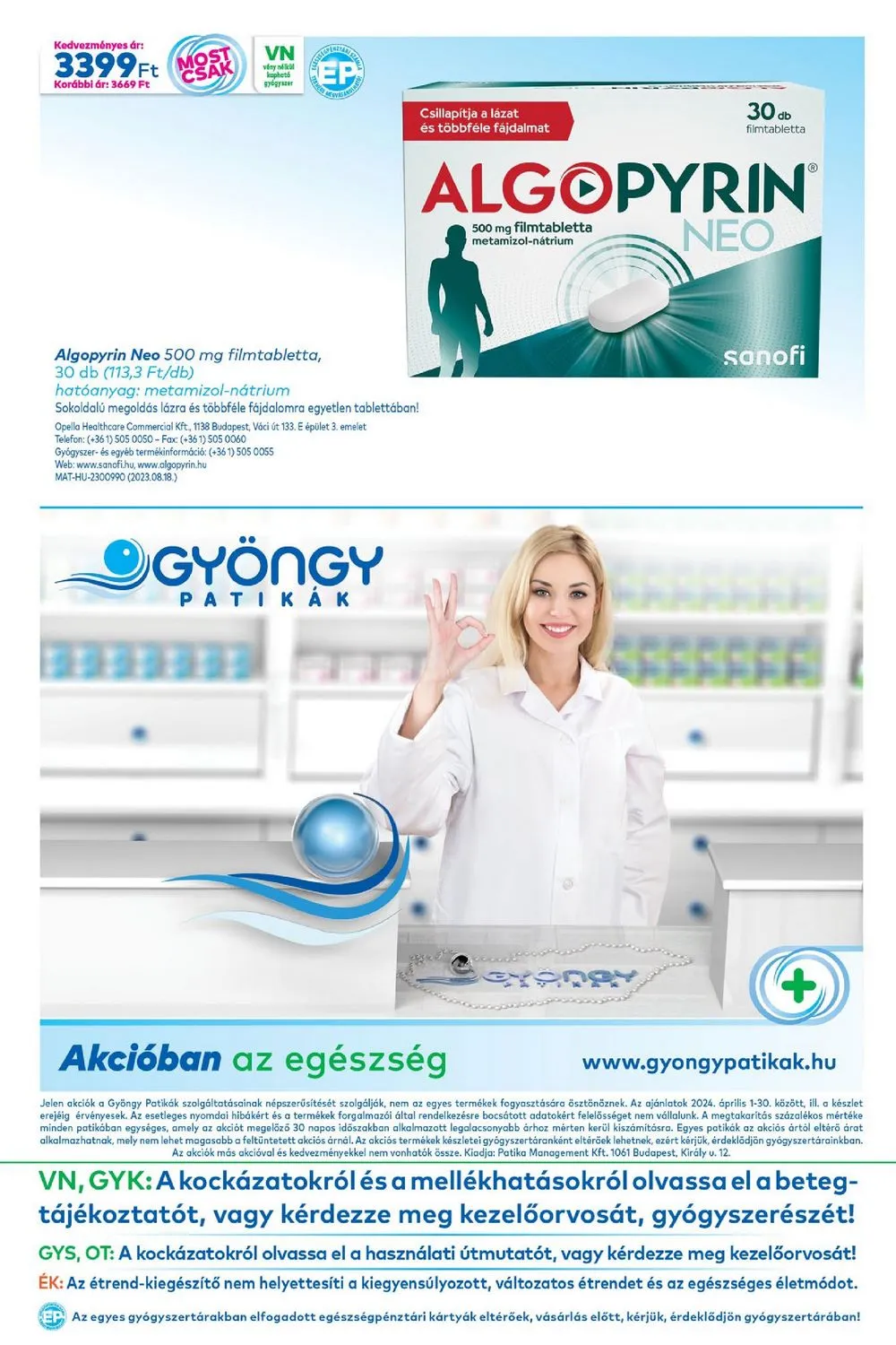 Gyongy akciós újság Patikak 04.01–04.30 – 20. oldal