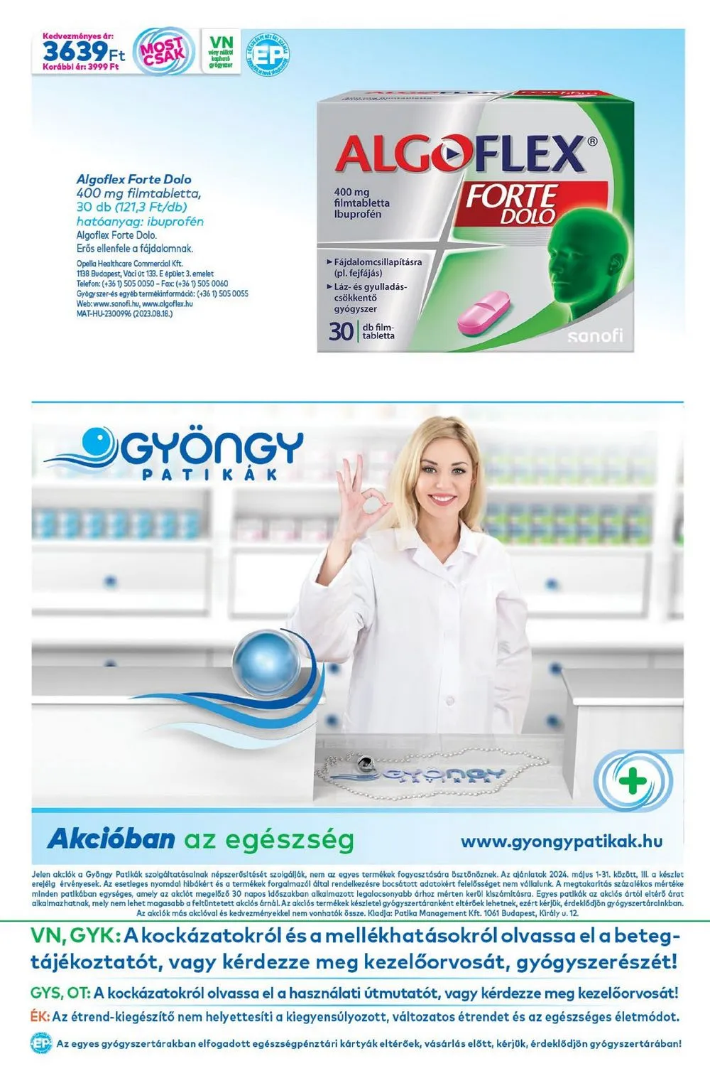 Gyongy akciós újság Patikak 05.01–05.31 – 20. oldal