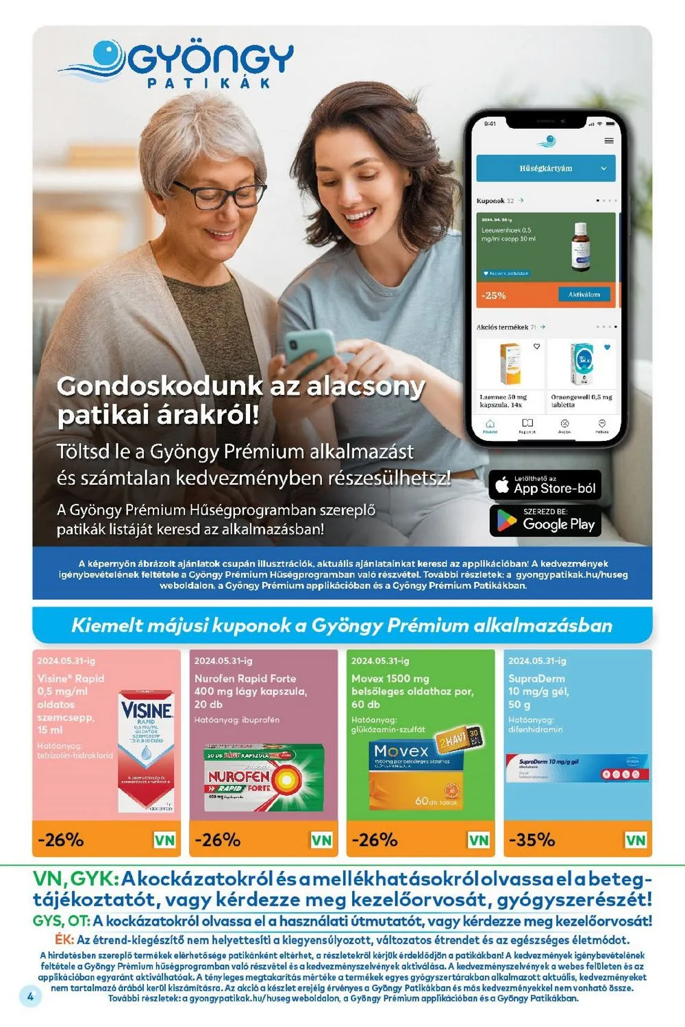 Gyongy akciós újság Patikak 05.01–05.31 – 4. oldal