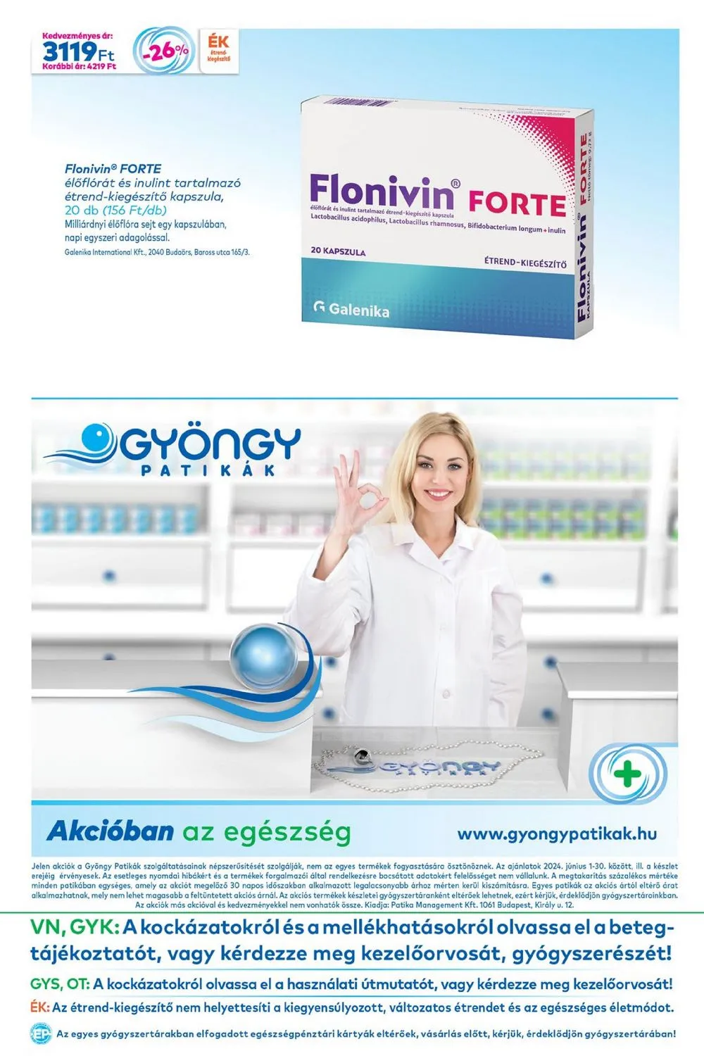 Gyongy akciós újság Patikak 06.01–06.30 – 20. oldal