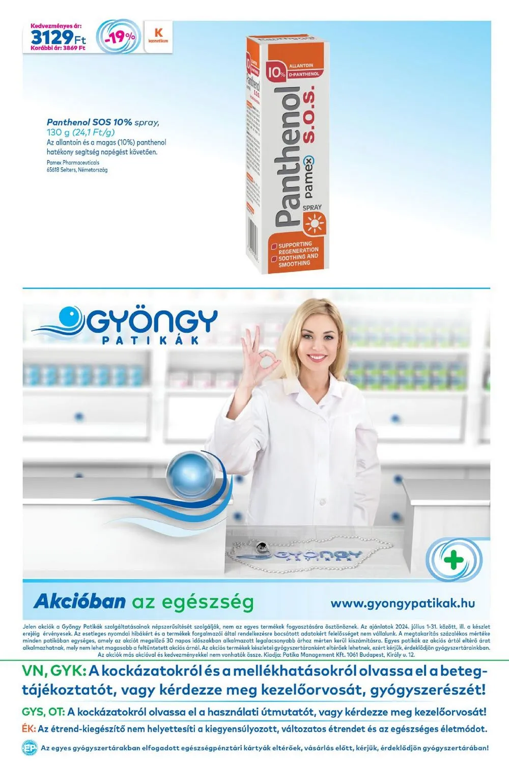 Gyongy akciós újság Patikak 07.01–07.31 – 20. oldal