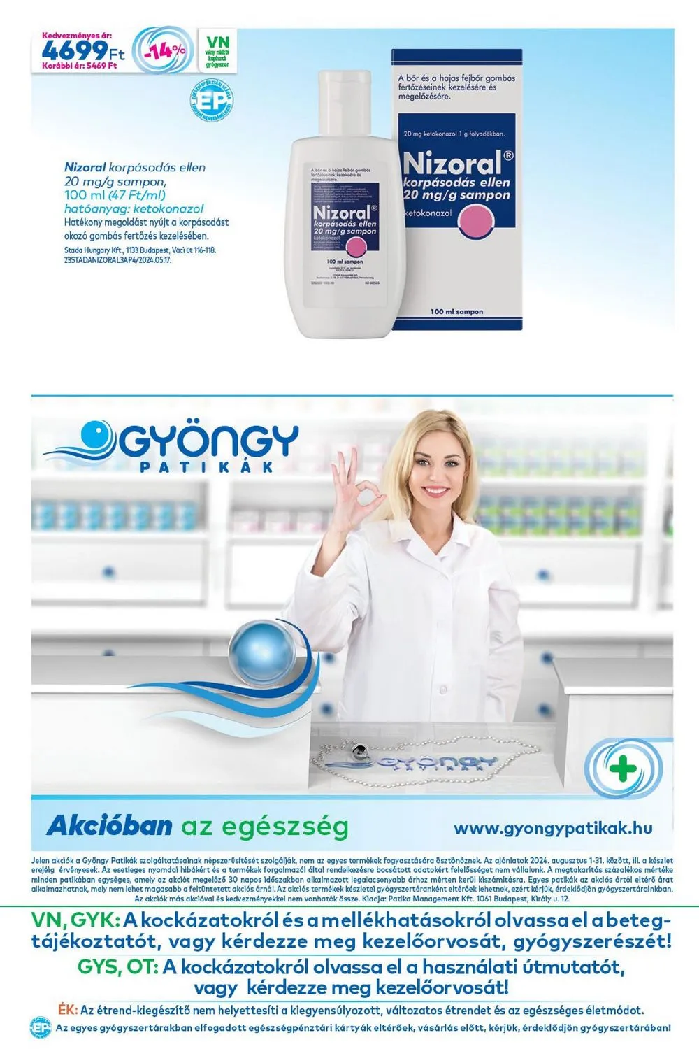 Gyongy akciós újság Patikak 08.01–08.31 – 20. oldal