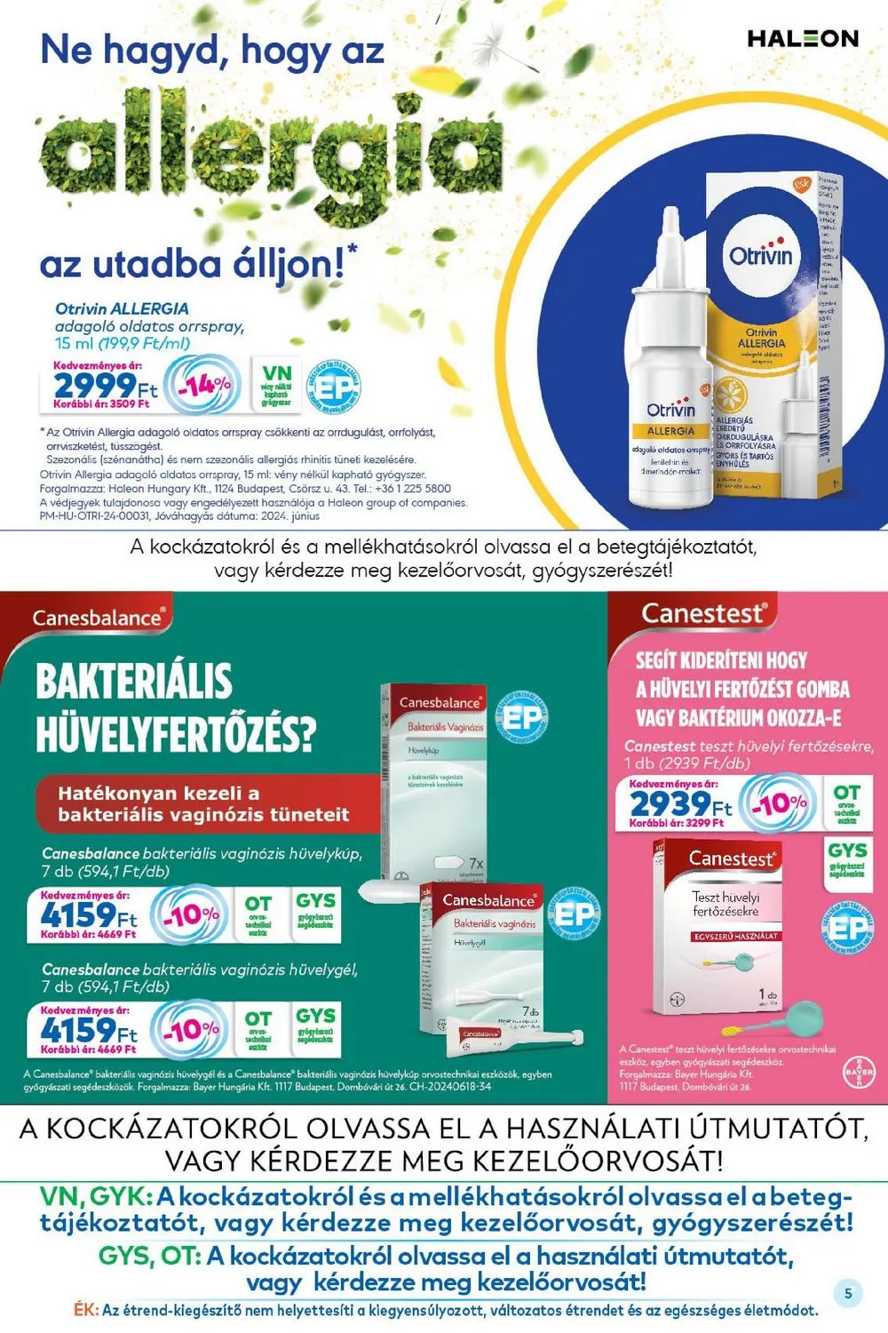 Gyongy akciós újság Patikak 08.01–08.31 – 5. oldal