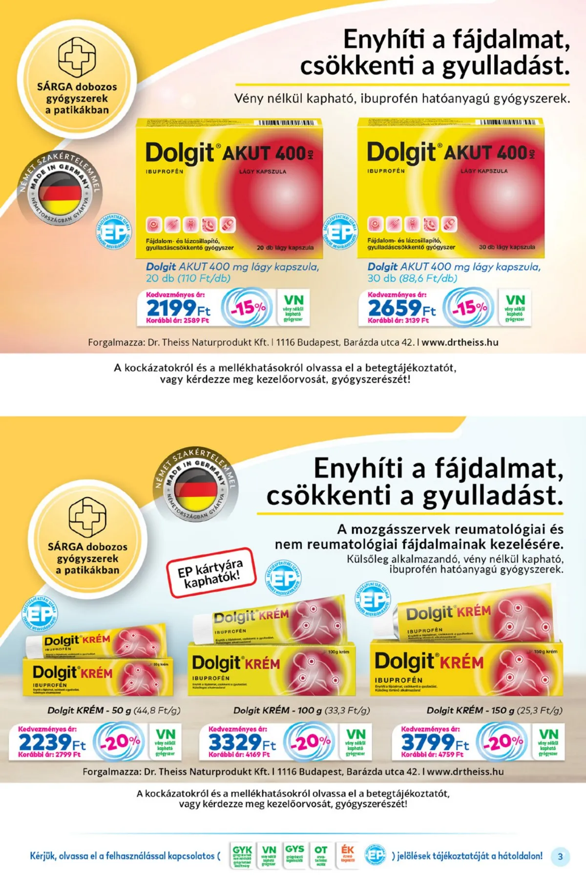 Gyongy akciós újság Patikak 11.01–11.30 – 3. oldal