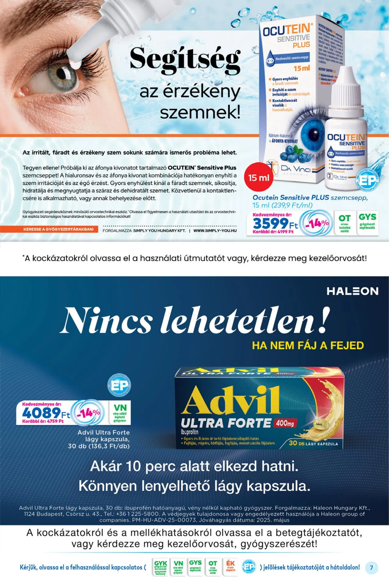 Gyongy akciós újság Patikak 07.01–07.31 – 7. oldal