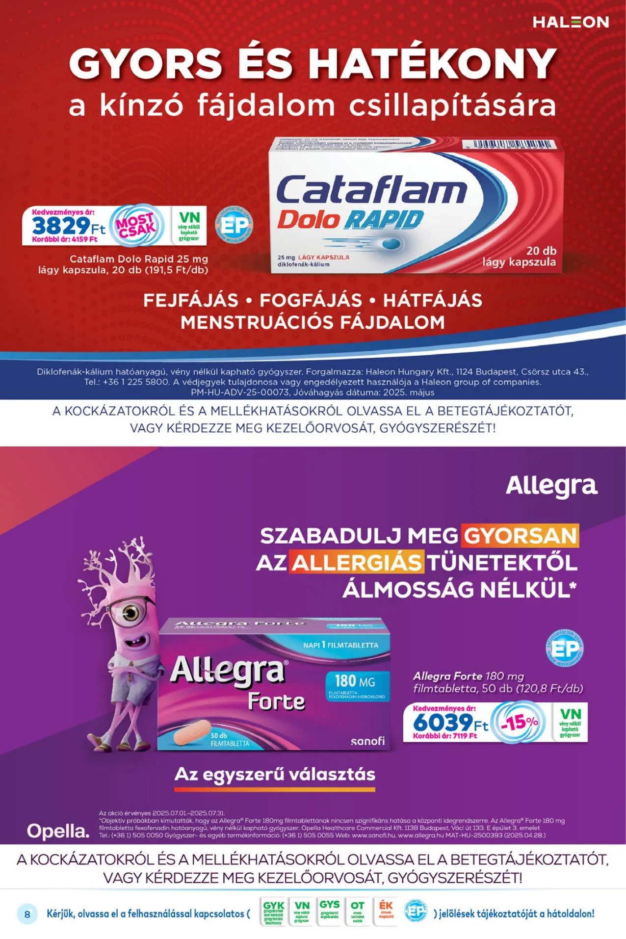 Gyongy akciós újság Patikak 07.01–07.31 – 8. oldal
