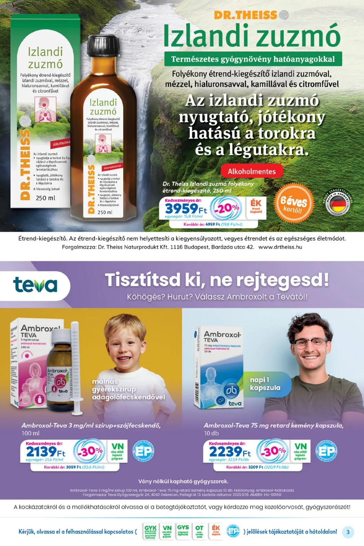 Gyongy akciós újság Patikak 01.01–01.31 – 3. oldal
