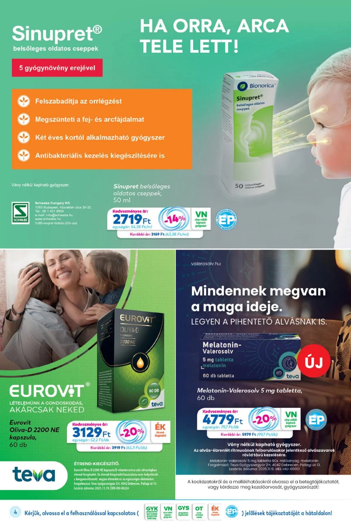 Gyongy akciós újság Patikak 01.01–01.31 – 4. oldal
