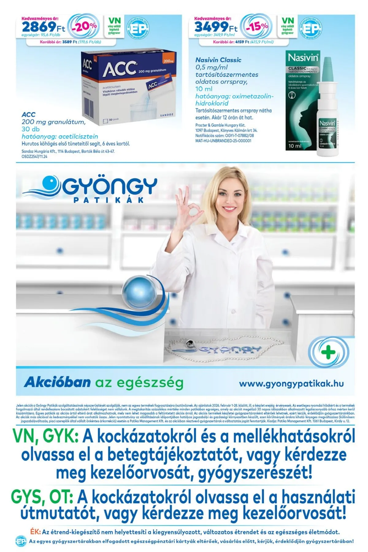 Gyongy akciós újság Patikak 02.01–02.28 – 20. oldal