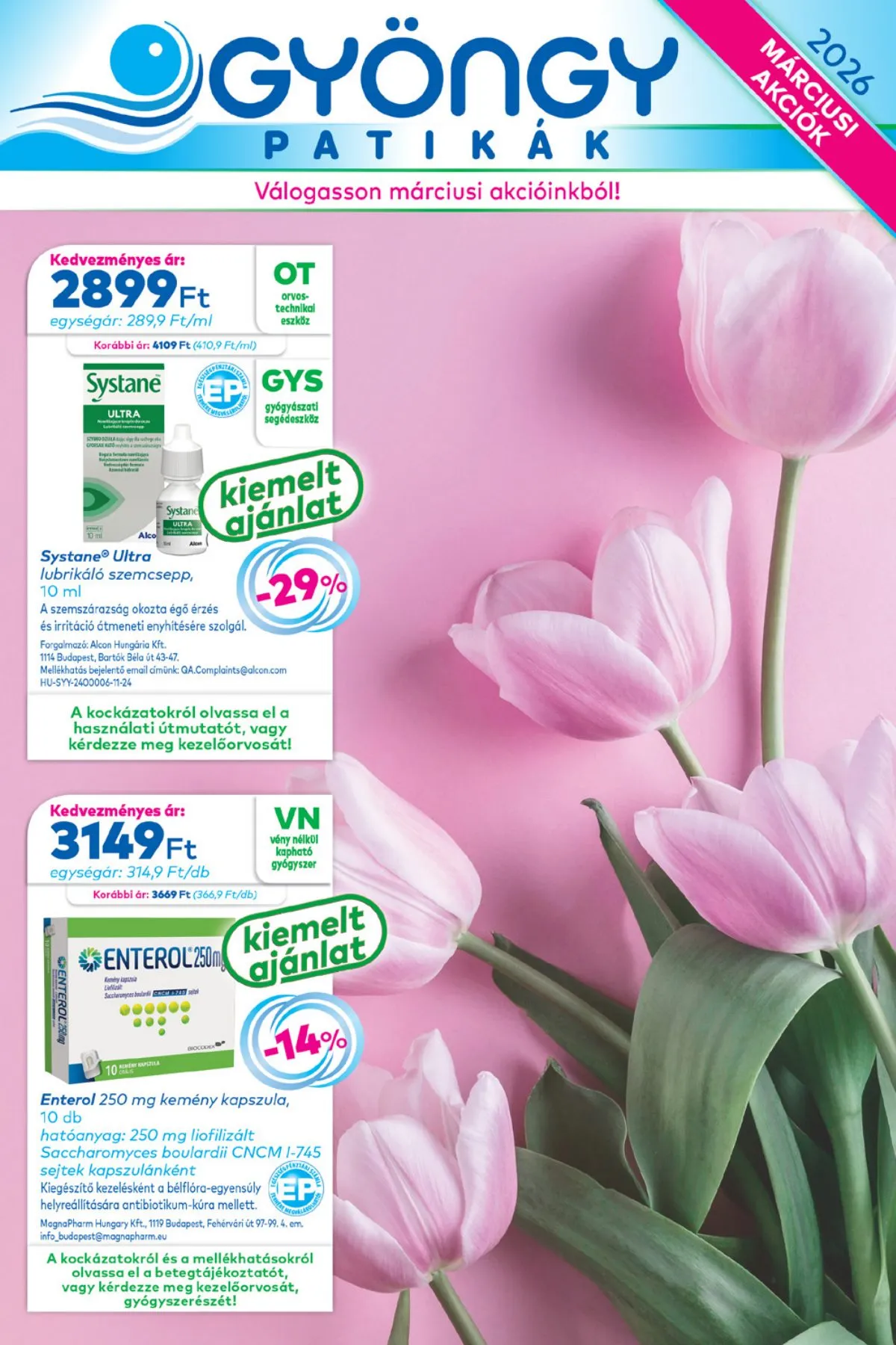 Gyongy akciós újság Patikak 03.01–03.31