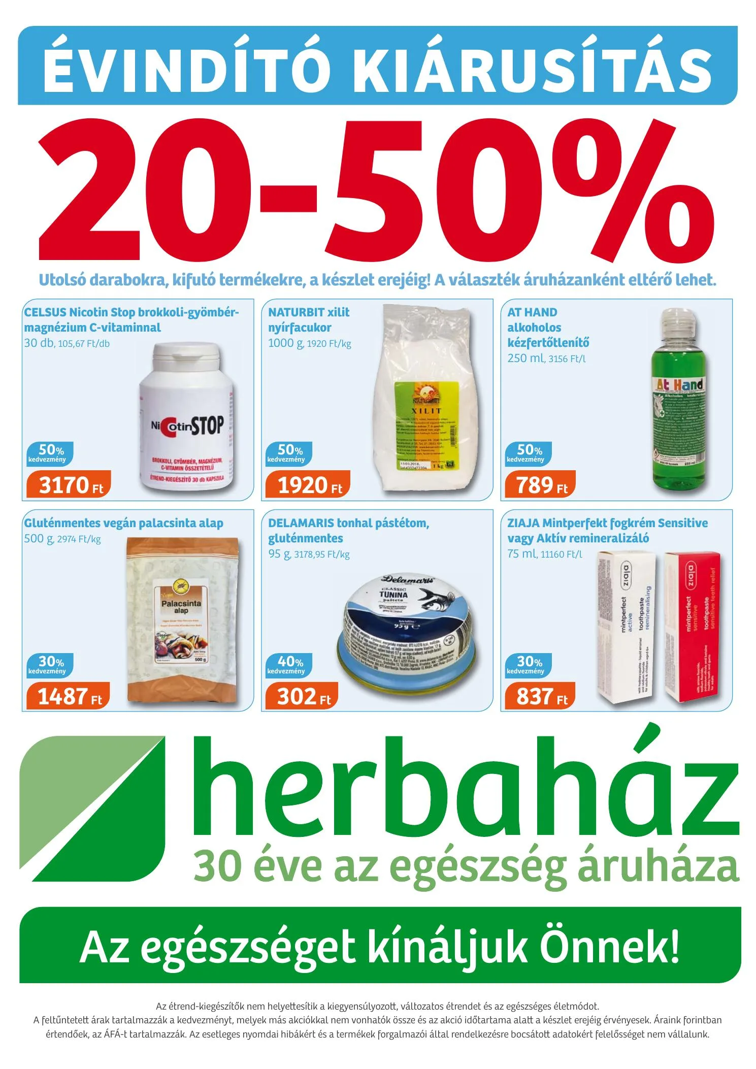 Herbahaz akciós újság 02.01–02.28 – 12. oldal