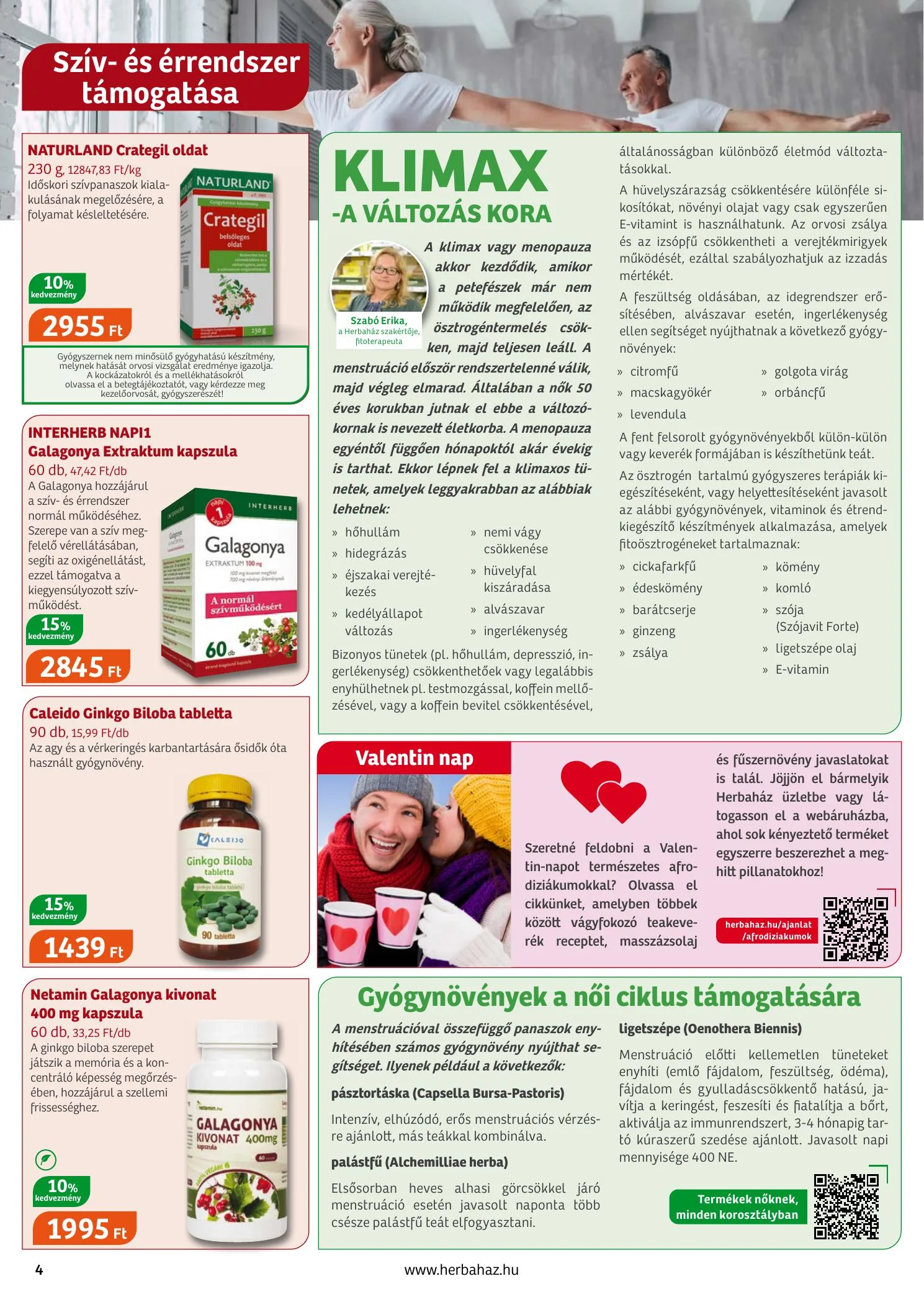 Herbahaz akciós újság 02.01–02.28 – 4. oldal