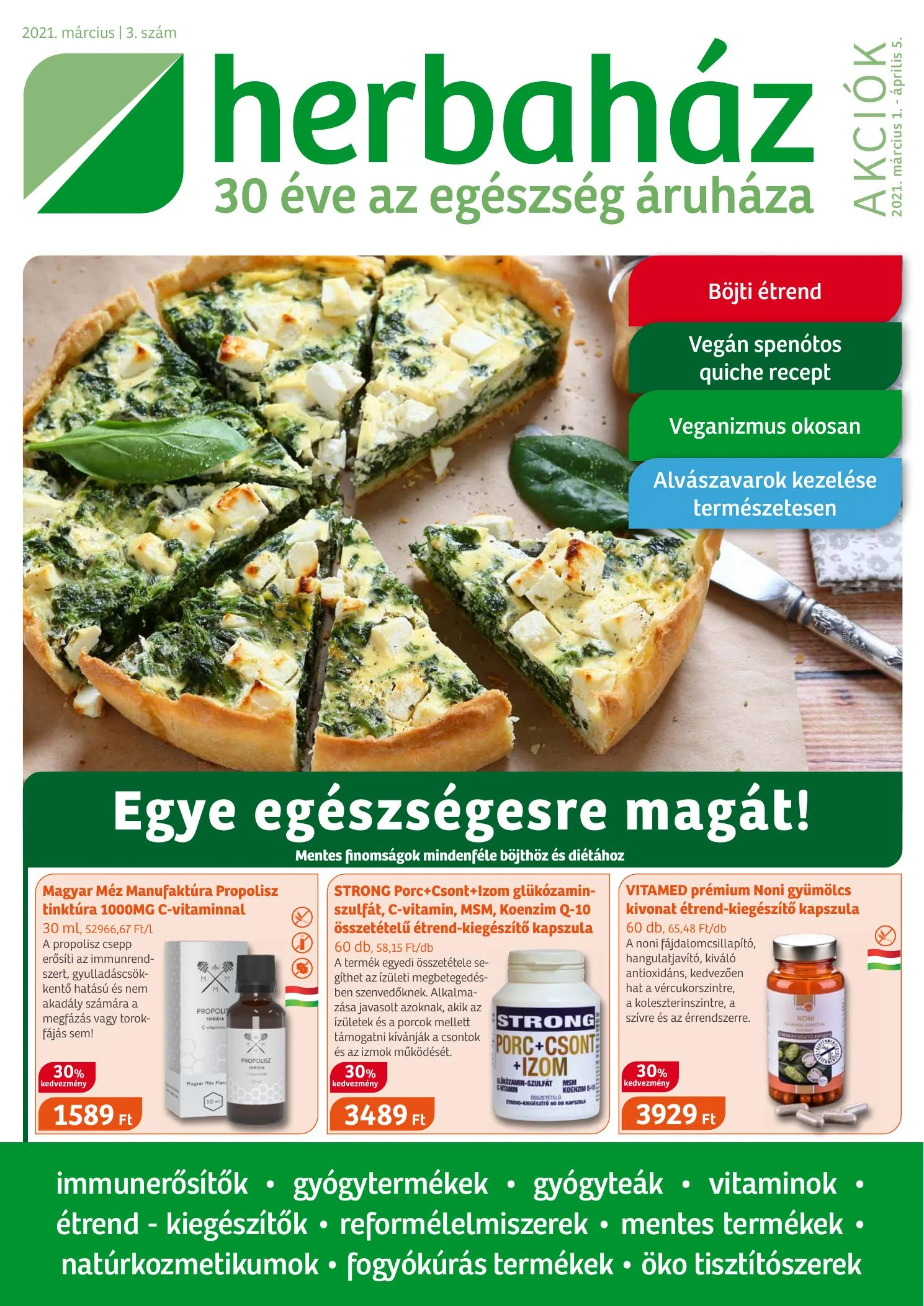Herbahaz akciós újság 03.01–04.05
