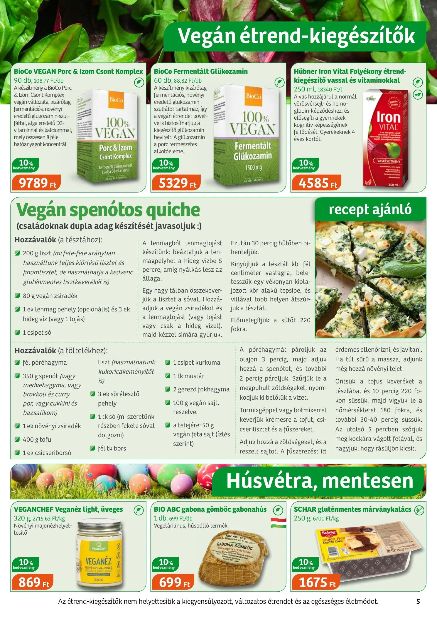 Herbahaz akciós újság 03.01–04.05 – 5. oldal