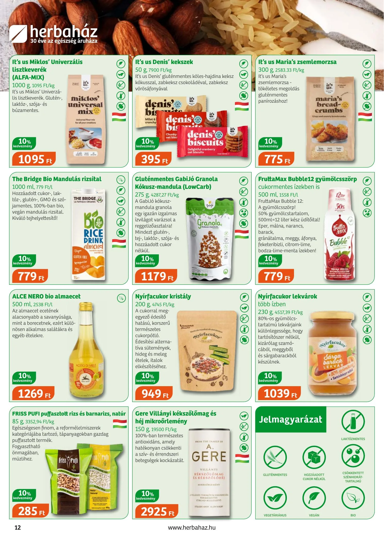 Herbahaz akciós újság 04.06–05.02 – 12. oldal