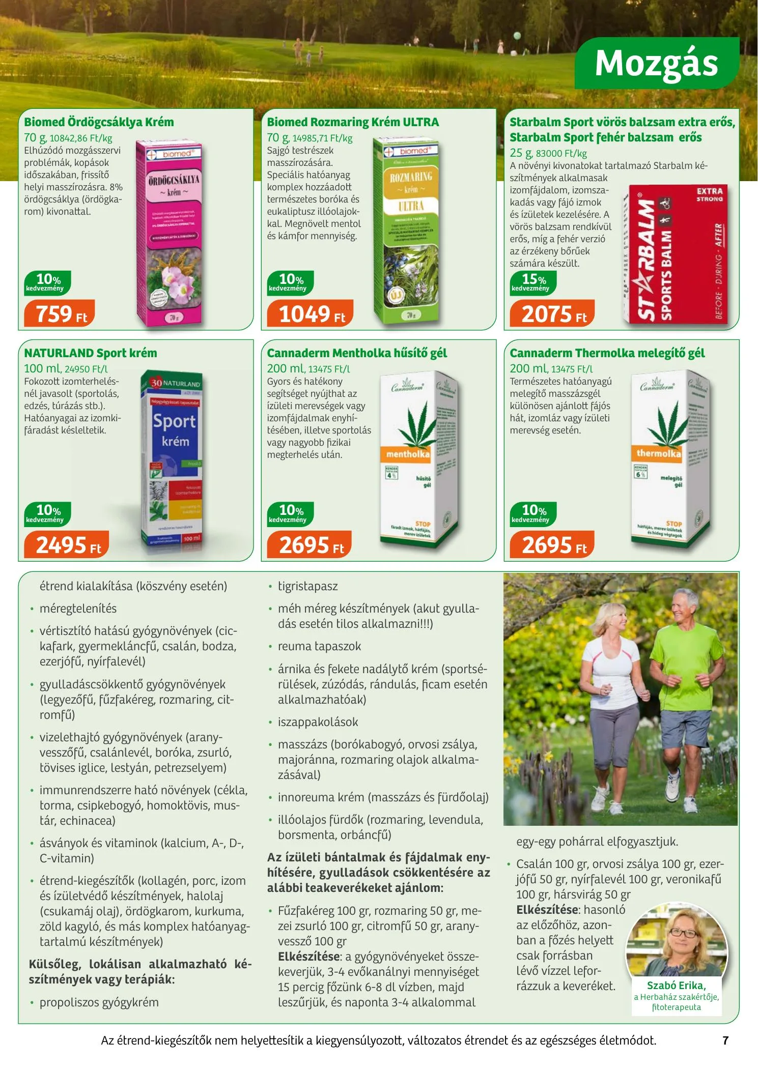 Herbahaz akciós újság 04.06–05.02 – 7. oldal