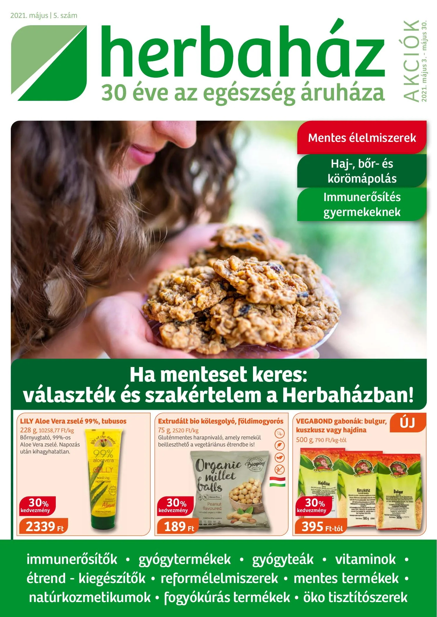 Herbahaz akciós újság 05.03–05.30