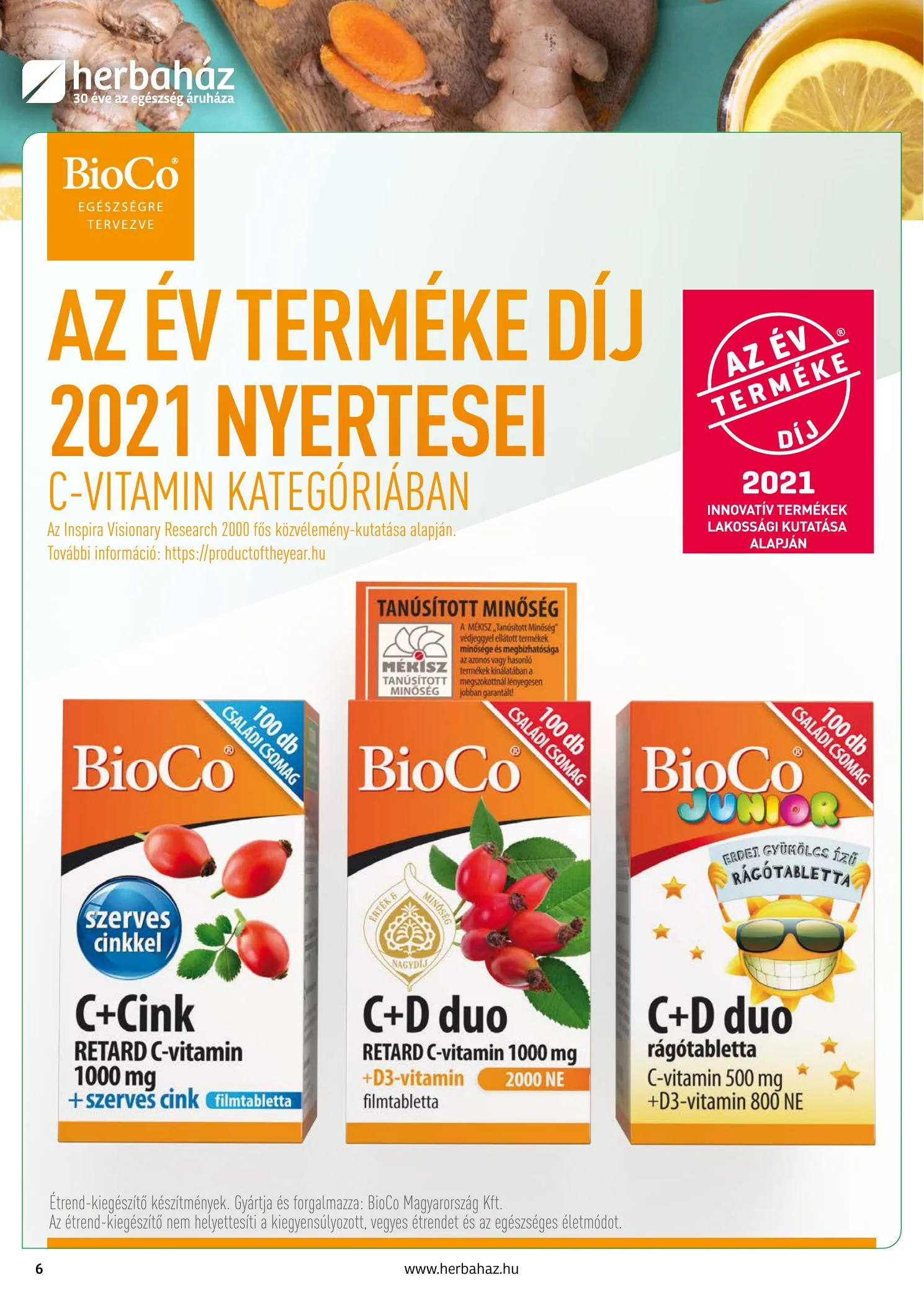 Herbahaz akciós újság 05.03–05.30 – 6. oldal