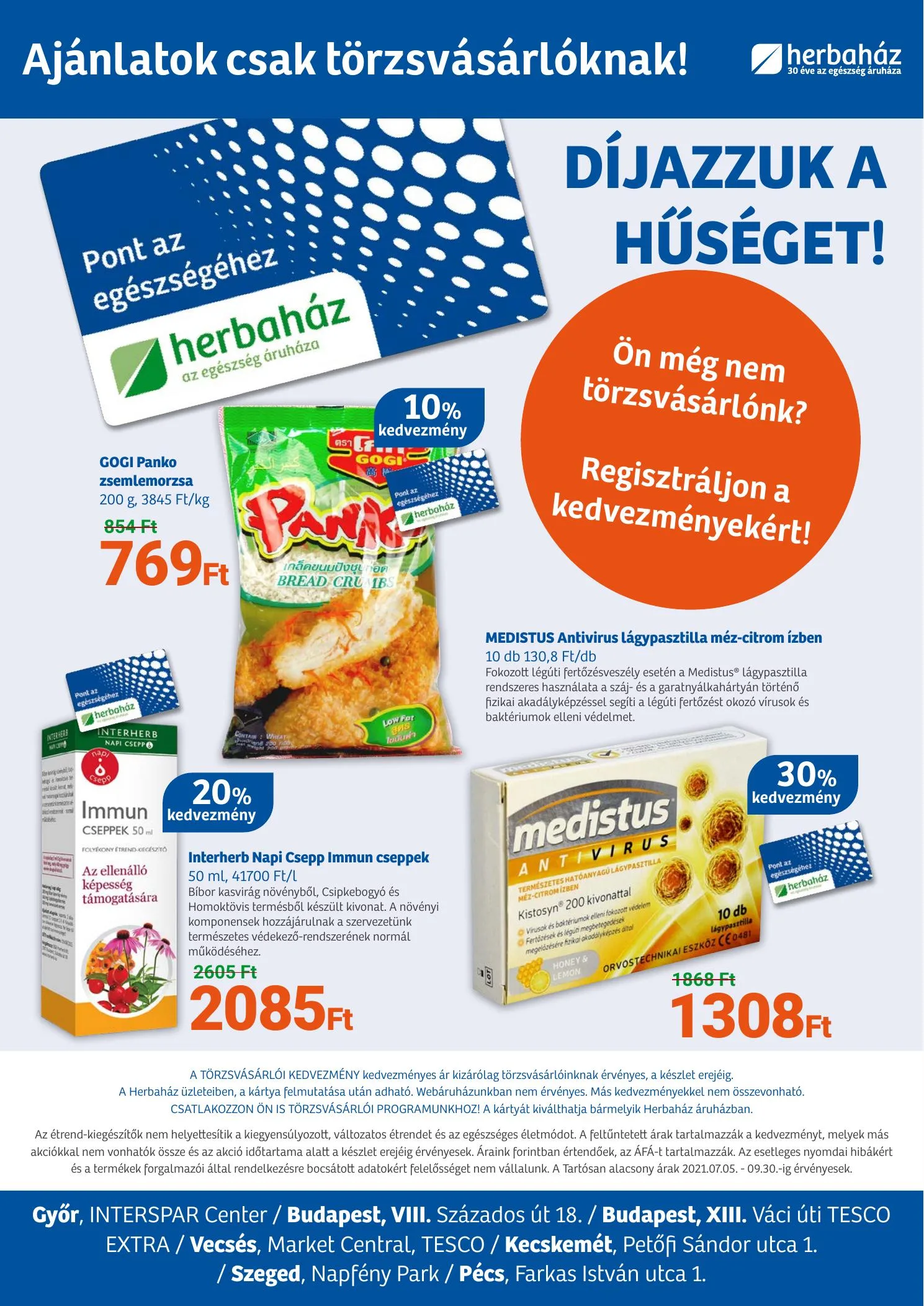 Herbahaz akciós újság 08.30–10.03 – 16. oldal