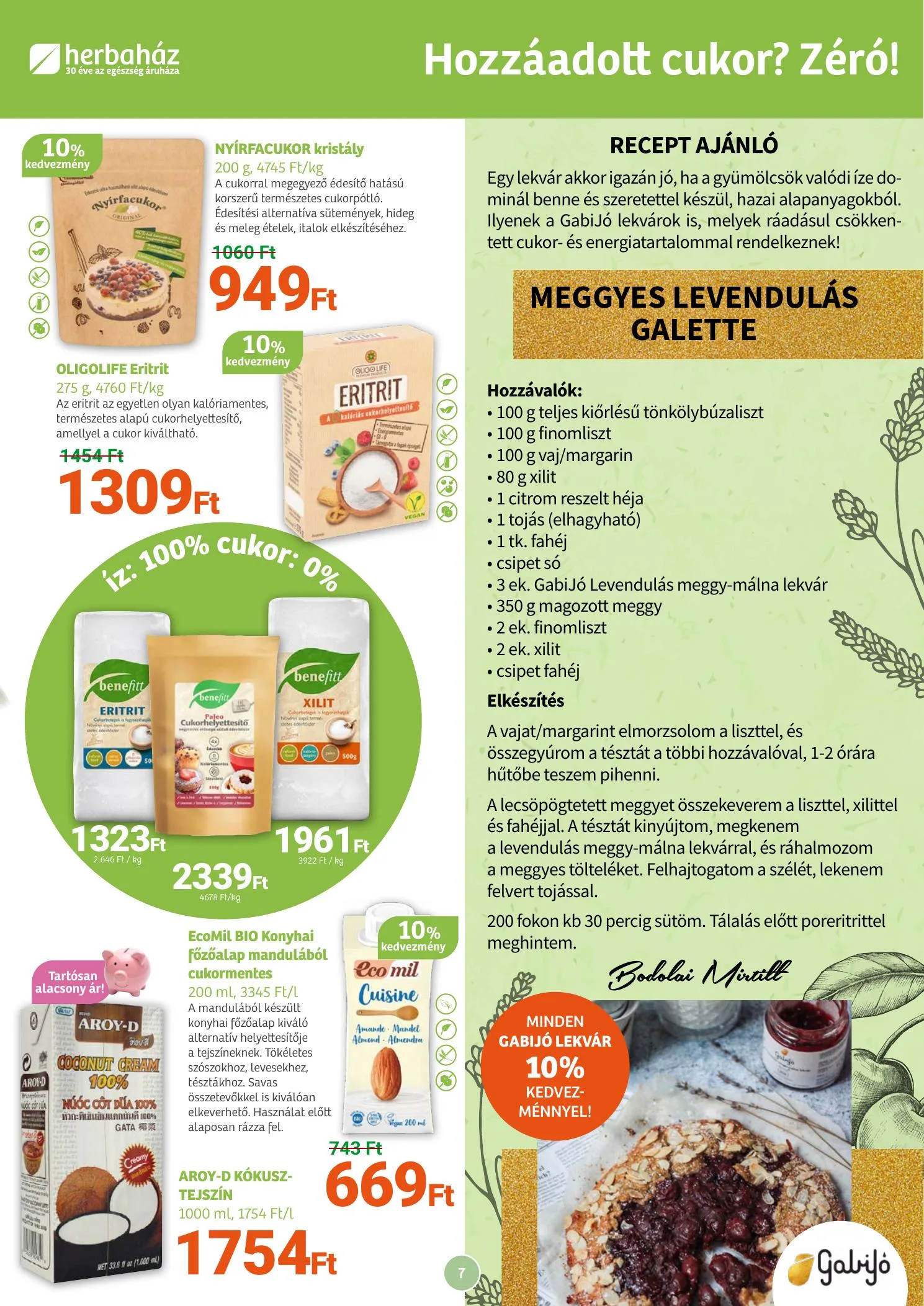 Herbahaz akciós újság 08.30–10.03 – 7. oldal