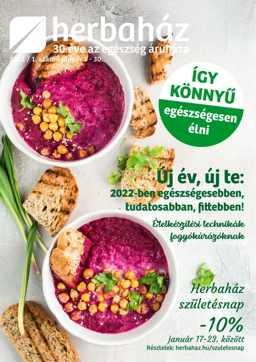 Herbahaz akciós újság 01.05–01.30