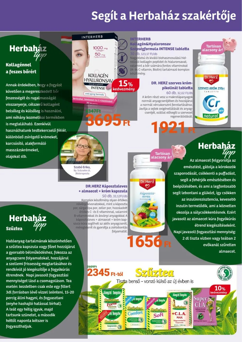Herbahaz akciós újság 01.05–01.30 – 5. oldal